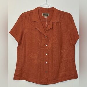Tiki Classics Terracotta Button-Down Shirt